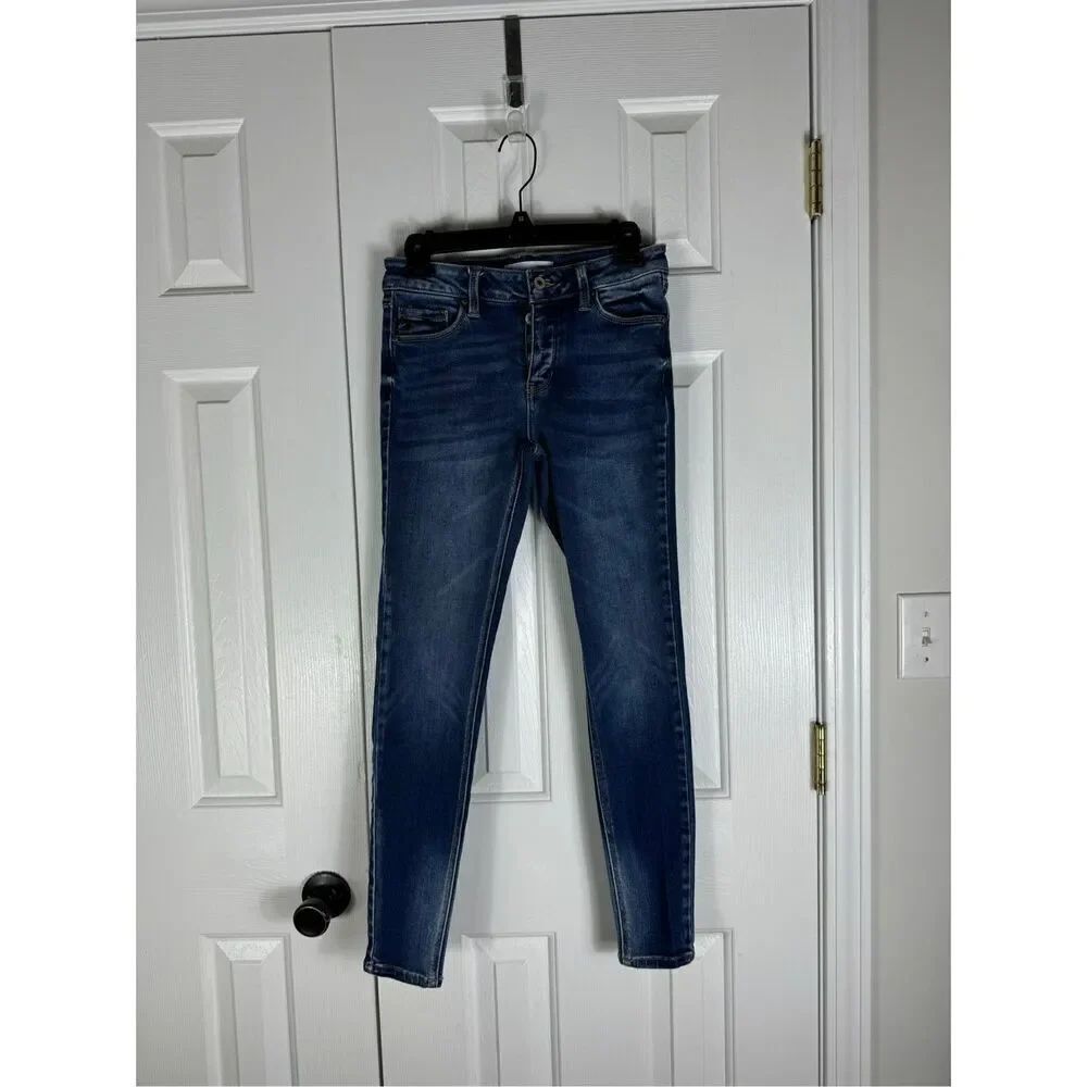 Kancan Womens Butterfly Button Jeans Size 26
